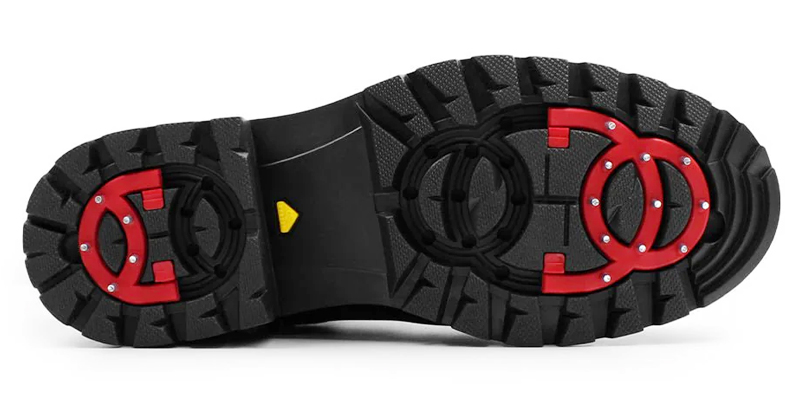 ALPI-systemet med smarta utfällbara broddar