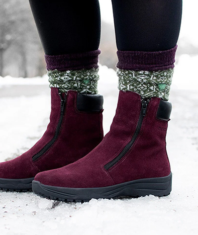 Dubbkängorna Boden i vinrött