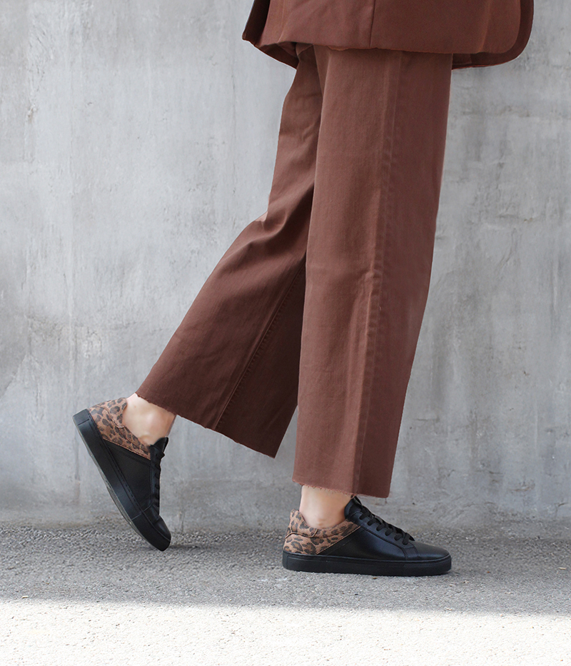 Comfort Sneakers med leopardmönster