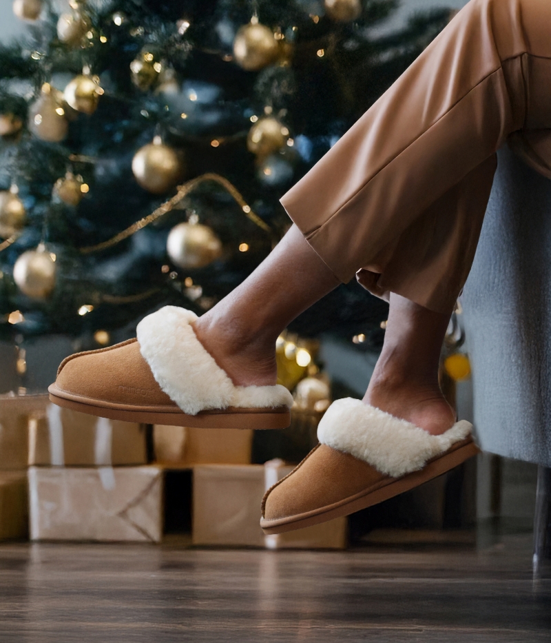 Duved i färgen caramel: till kampanjpris