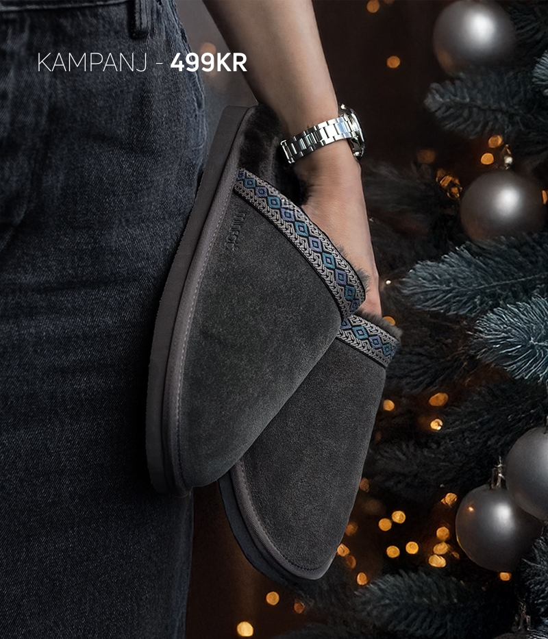 Myre - fårskinnstofflor till kampanjpris 499kr