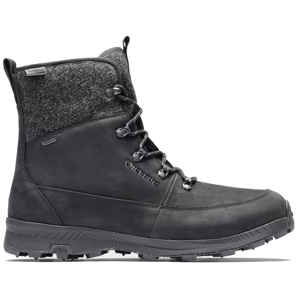 Image of Icebug Adak ReWool BUGrip Unisex Black Grey