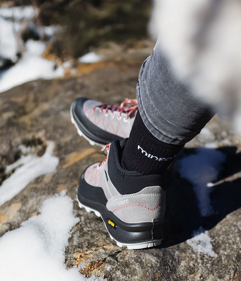 Vandringsstrumpor för den aktiva