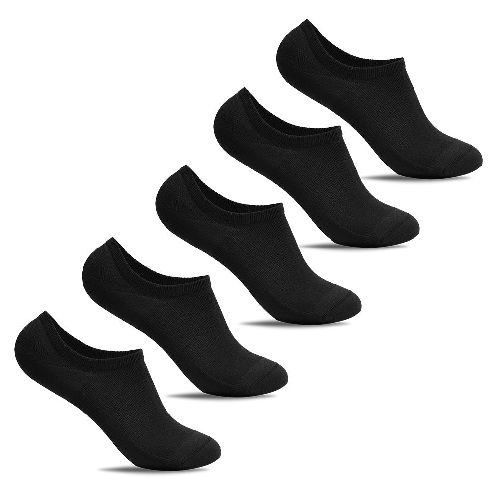 Image of Minfot Ankelstrumpor Merinoull Svart 5-pack