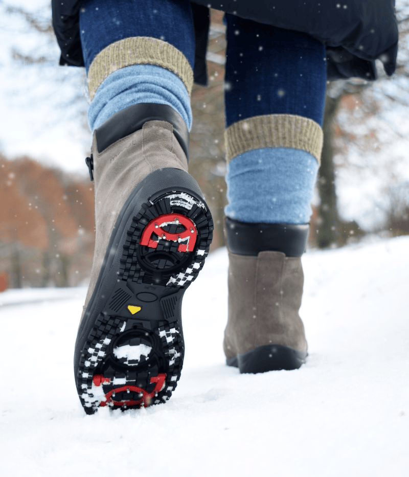 Varma vinterskor med grepp