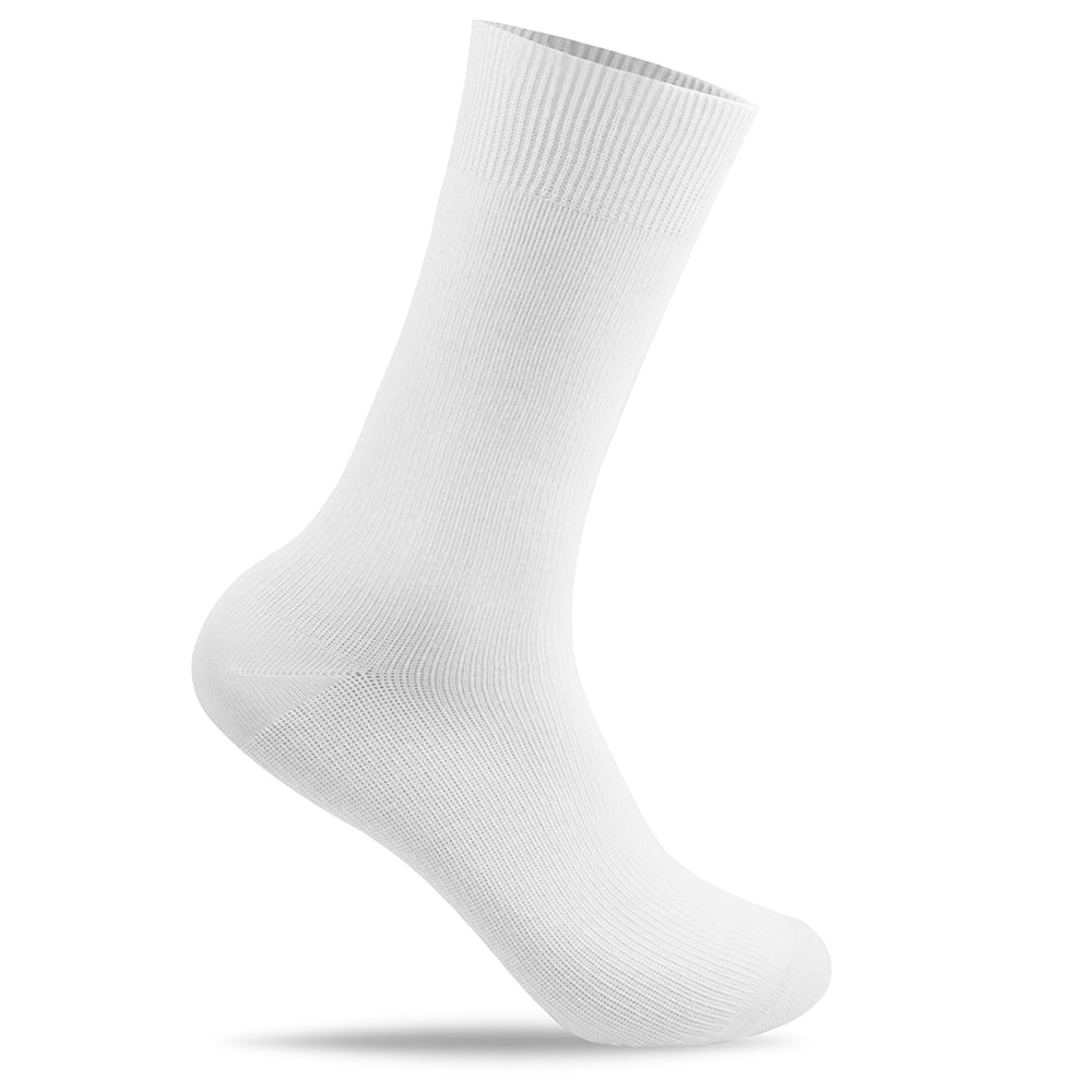 Image of Minfot Ankelstödstrumpor Bambu Vit 1-pack