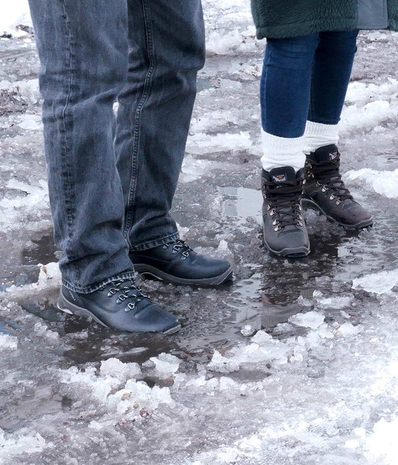 Trex och Trekker - skor som tål snö och slask