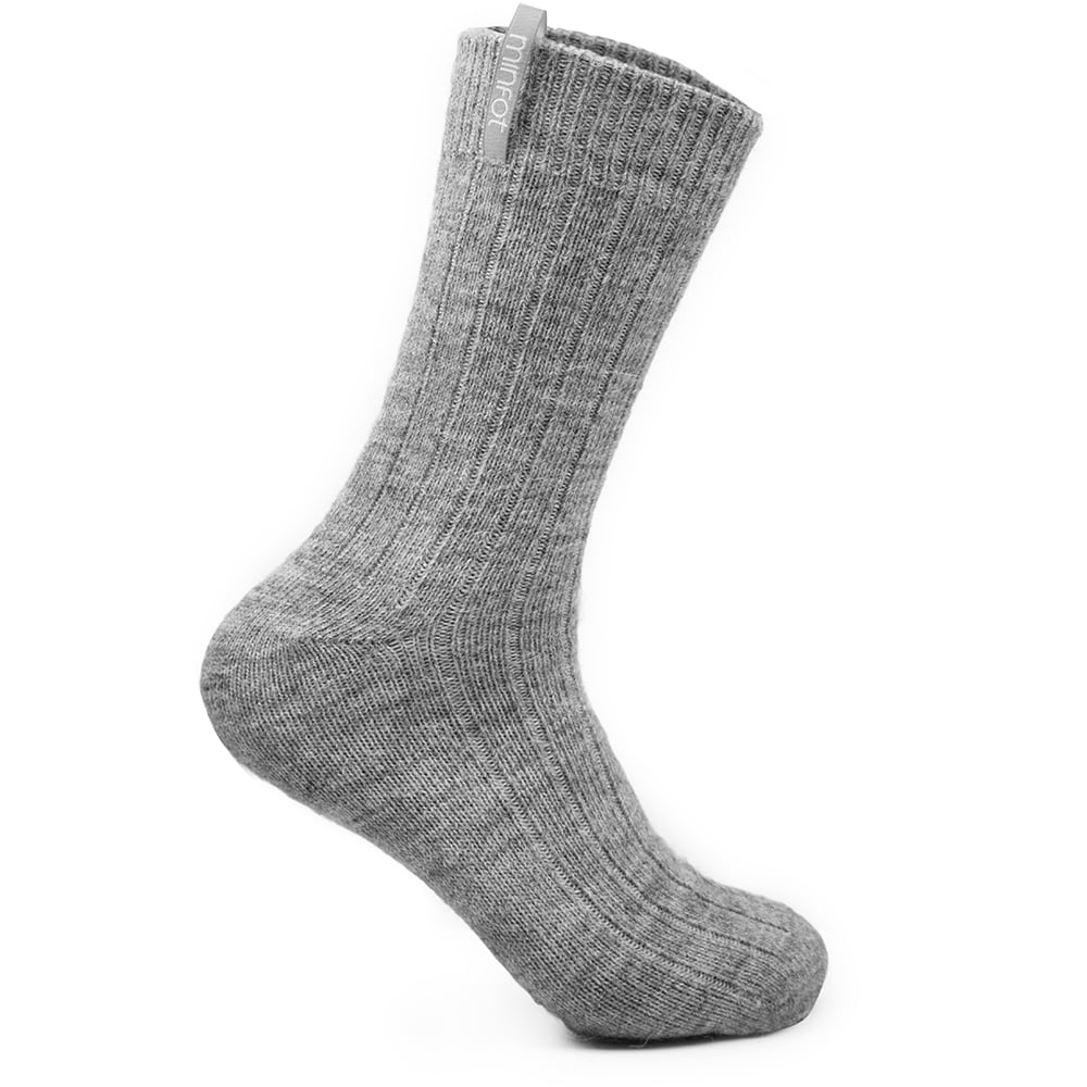 Image of Minfot Raggsockor Alpacka Grå 1-pack