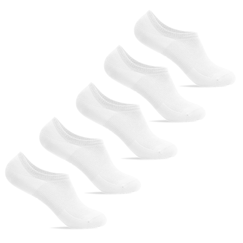 Image of Minfot Ankelstrumpor Bambu Vit 5-pack