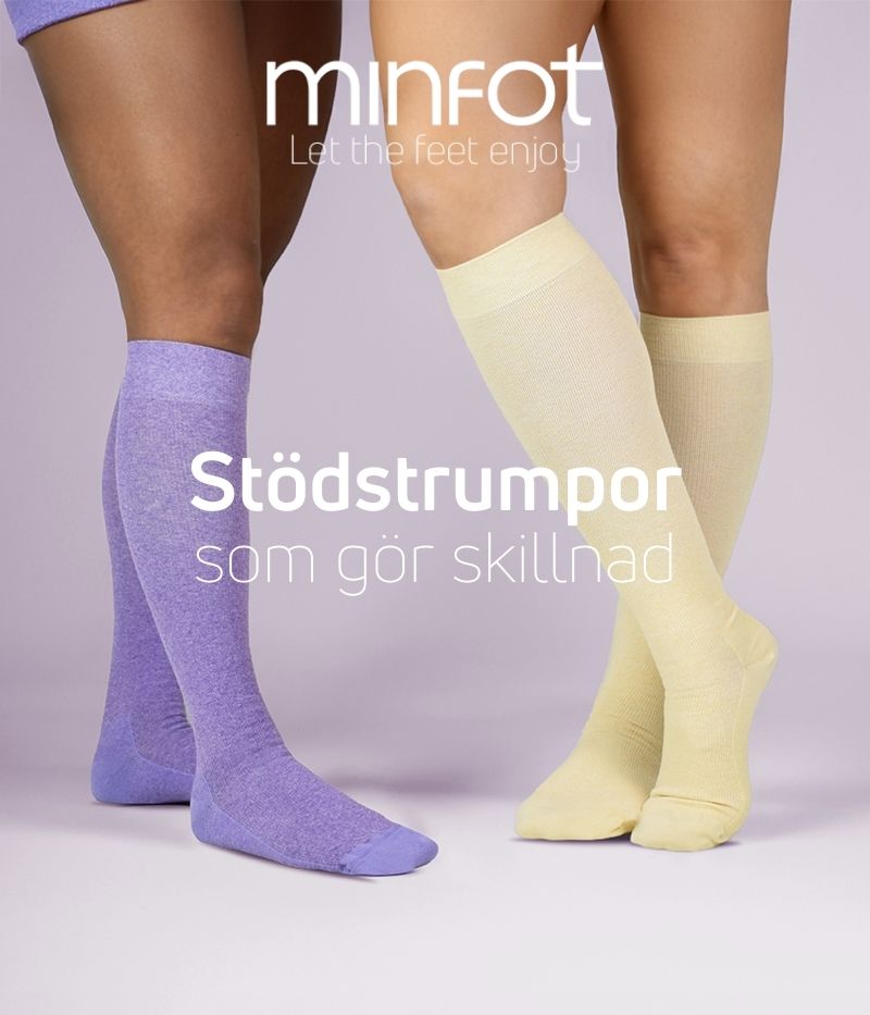 Stödstrumpor som gör skillnad hos Minfot.se