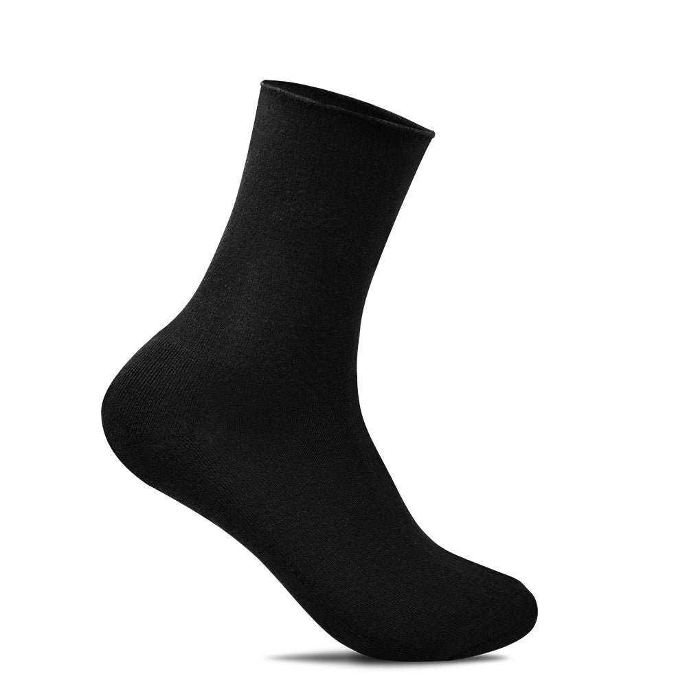 Image of Minfot Sensitive Bambustrumpor Terry Frotté Svart 1-pack