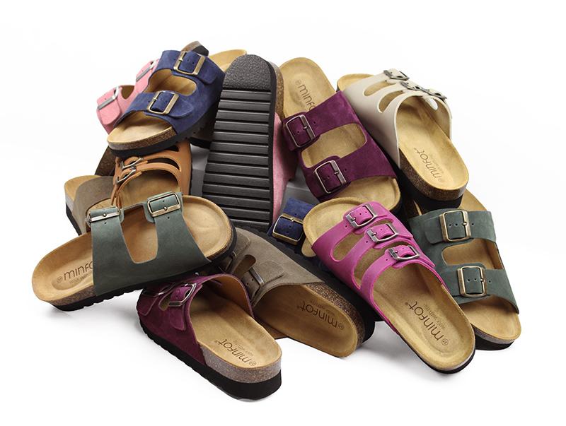 Våra omtyckta sandaler med anatomisk Minfot Bio-fotbädd