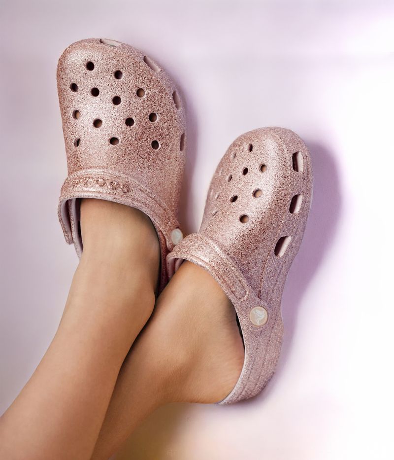 Nyhet - glittriga Crocs