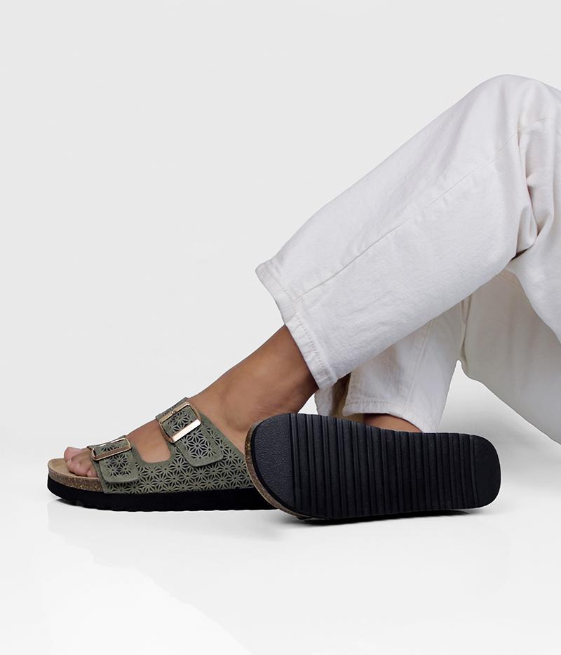 Daisy - nya sandaler i snygg olivgrön färg