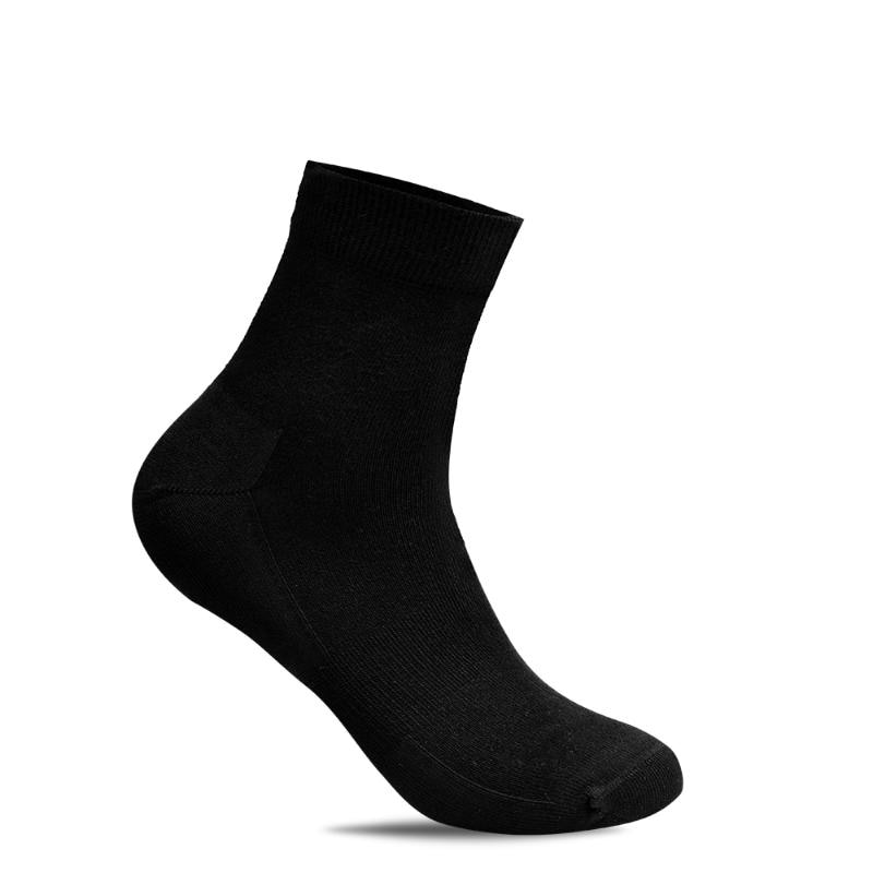 Image of Minfot Bambustrumpor Quarter Svart 1-pack