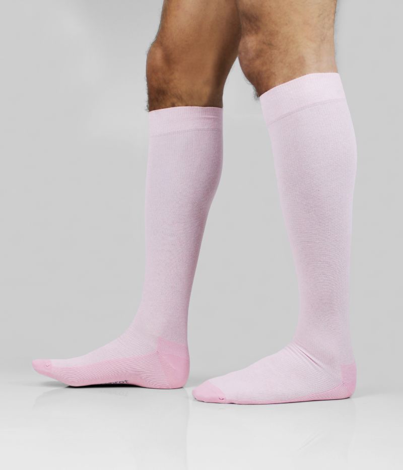 Våra klassiska stödstrumpor i ekologisk bomull