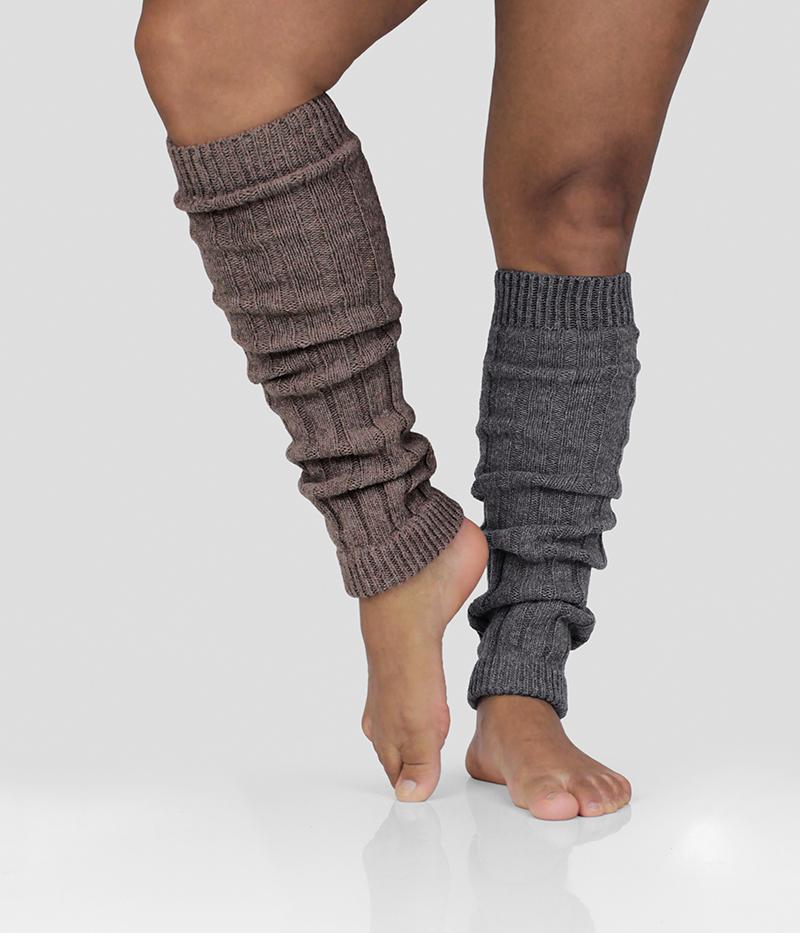 Nyhet! Benvärmare i skön ullmix i två nya färger: brunt och grått