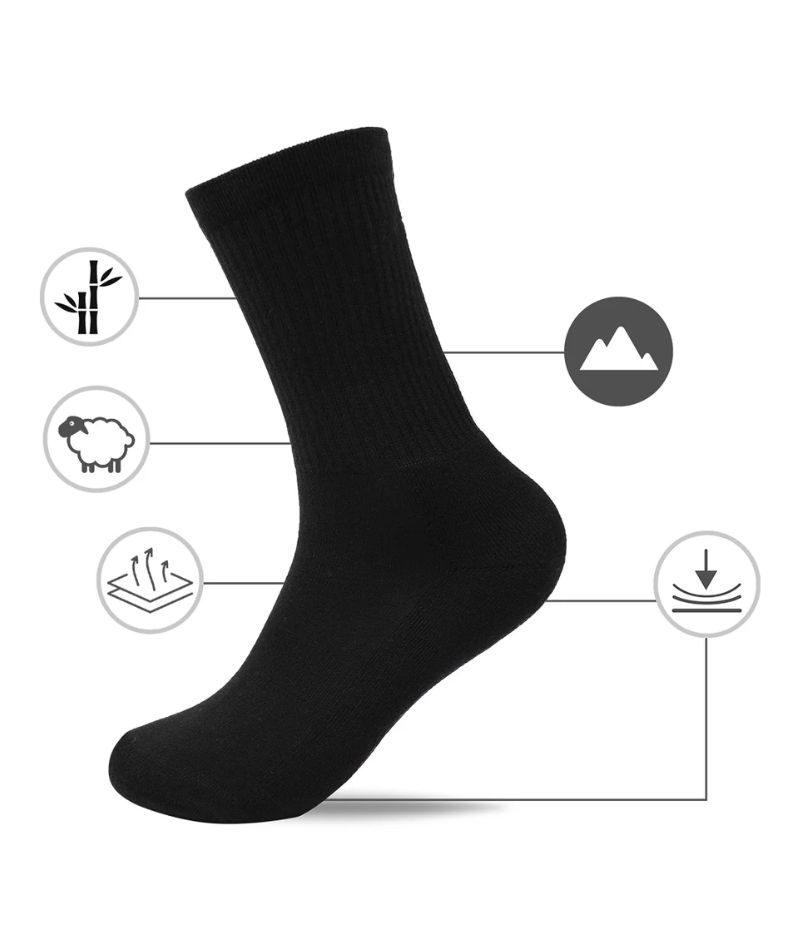 Vår vandringsstrumpa i en skön blandning av merinoull och bambuviskos