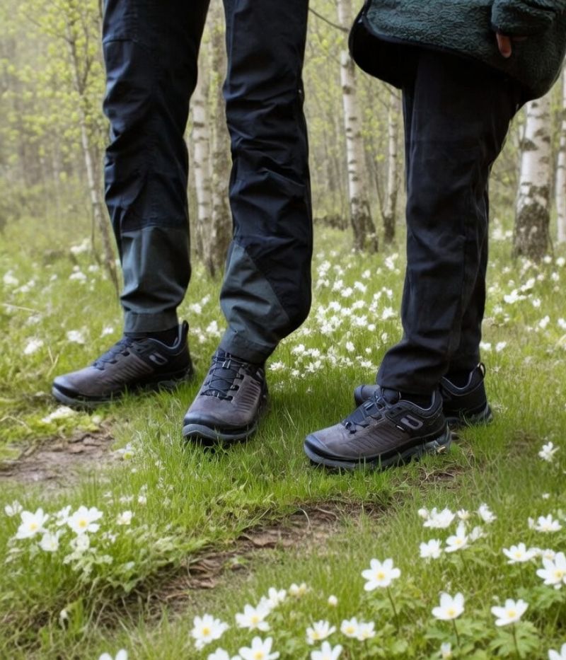 Våra promenadskor Granit med vattentåligt membran och Vibram-sula