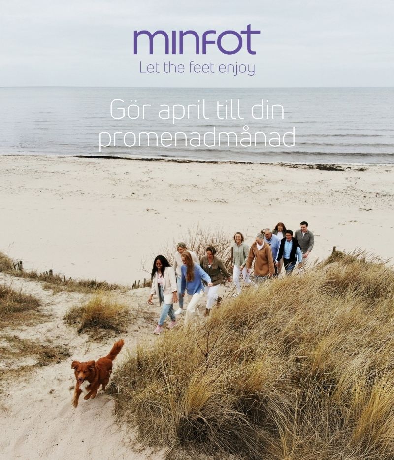 Gör april till din promenadmånad med oss - Minfot.se