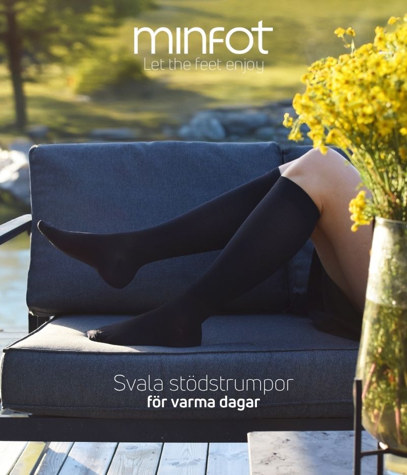 Svala stödstrumpor för varma dagar - Minfot.se