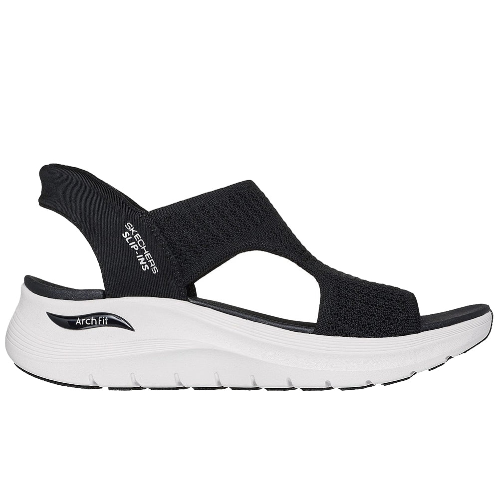 Image of Skechers Sandaler Arch Fit 2.0 Slip-Ins Sling Back Black