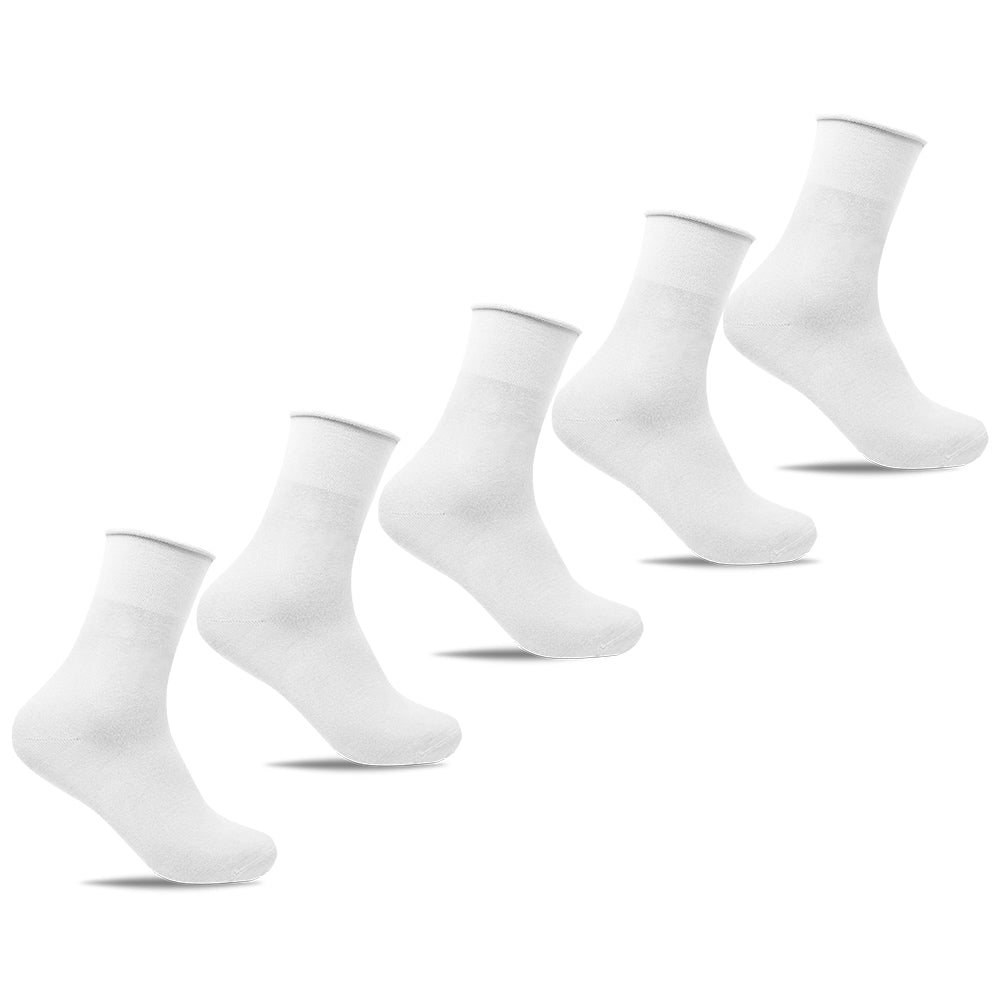 Image of Minfot Sensitive Bambu Strumpor Vit 5-pack