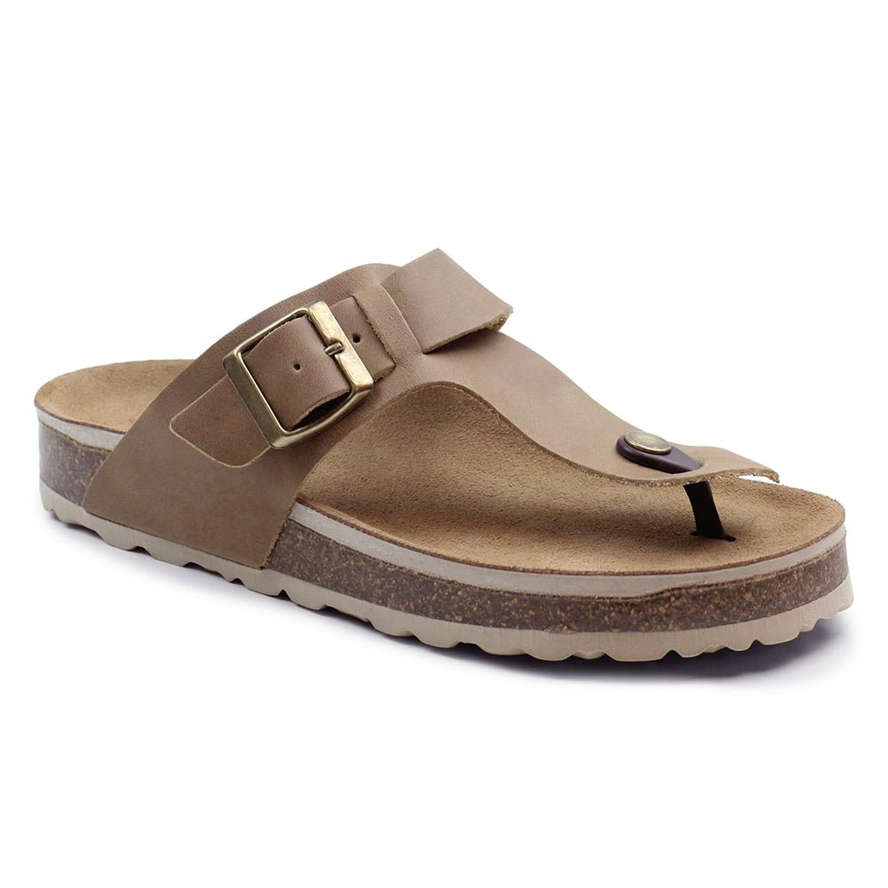 Image of Minfot Noa Tåsandaler Läder Primo Soft Beige
