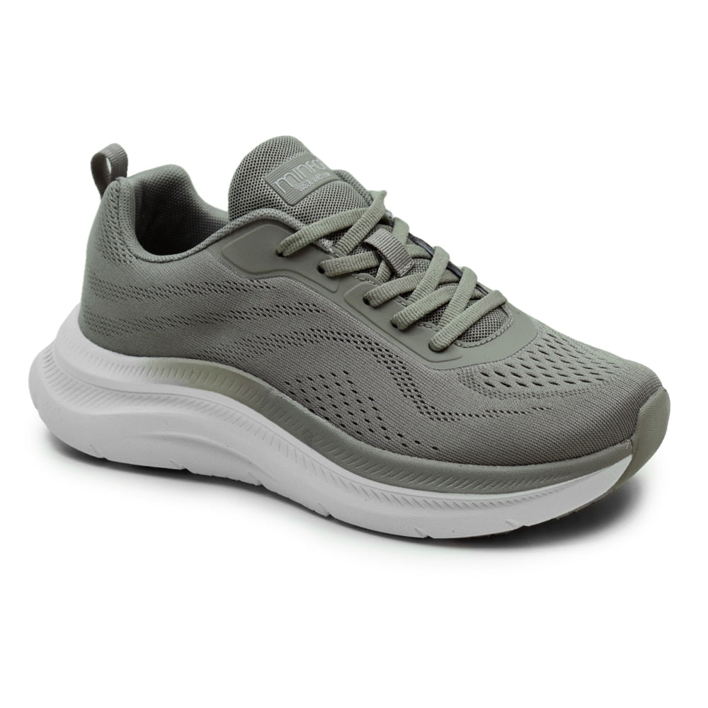 Image of Minfot Enjoy Sneakers Unisex Khaki Grön