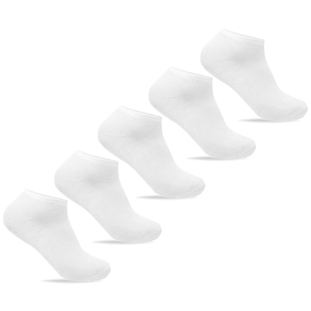Image of Minfot Bambustrumpor Sneaker Sensitive Vit 5-Pack