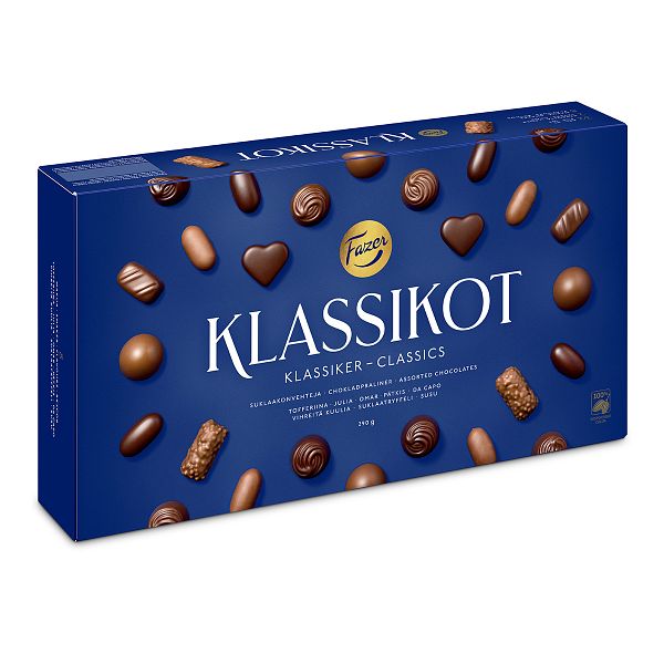 FAZER KLASSIKOT SUKLAAKONVEHTEJA 290 G