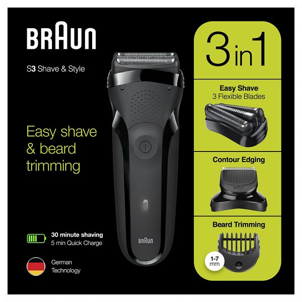 BRAUN 300BT 3-IN-1 PARTAKONE SERIES-3