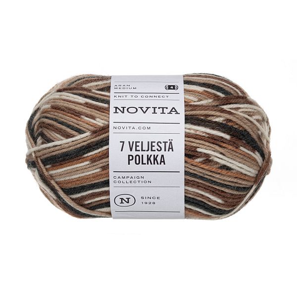 NOVITA LANKA 7 VELJESTÄ POLKKA 100G PATIKKA