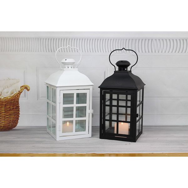 MM KODIKAS LYHTY RISTIKKO 17X17X34CM MUSTA