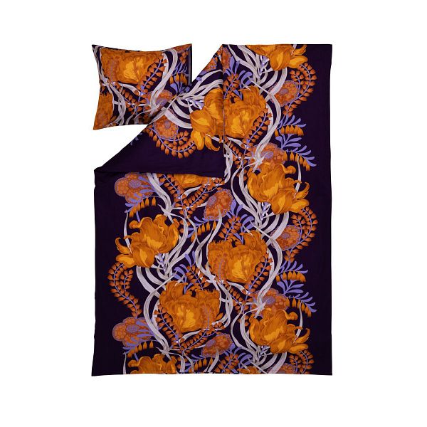 VALLILA SATIINIPUSSILAKANASETTI ANAIS 150X210CM LILA