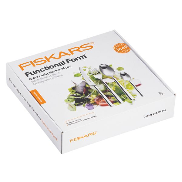 FISKARS FUNCTIONAL FORM ATERINSETTI 24-OSAA KIILTÄVÄ