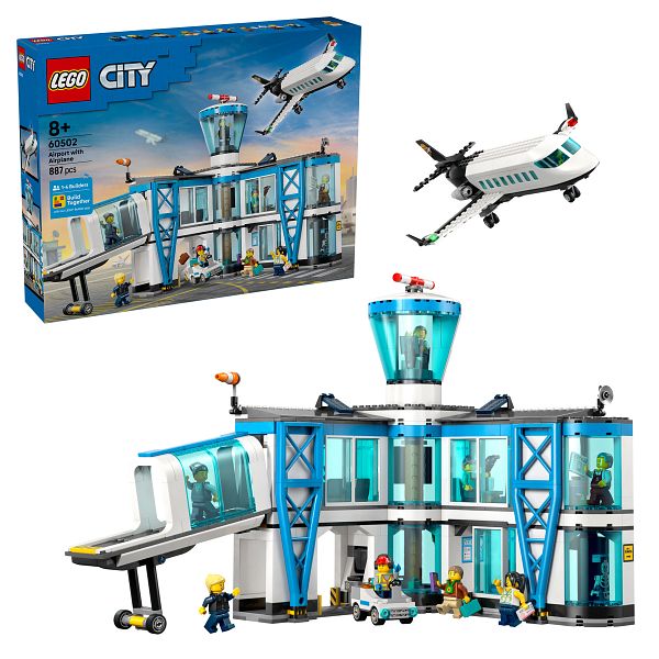 LEGO MY CITY 60502 LENTOKENTTÄ JA LENTOKONE