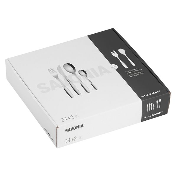 HACKMAN SAVONIA LAHJAPAKKAUS 24 KPL SETTI+ TARJOILUVÄLINEET 2KPL
