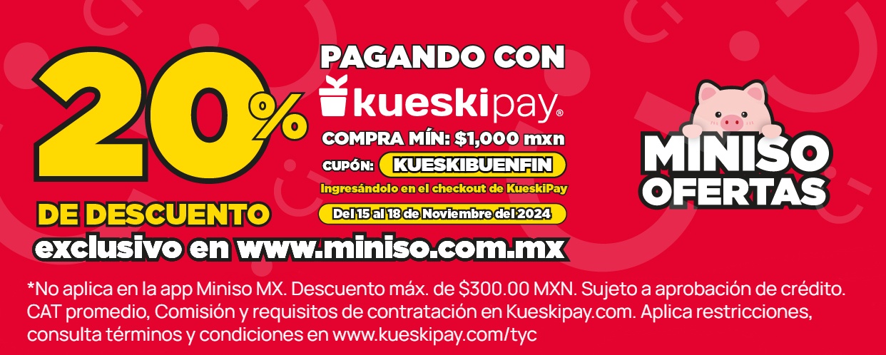 15% adicional en tu primera compra pagando con Kueski