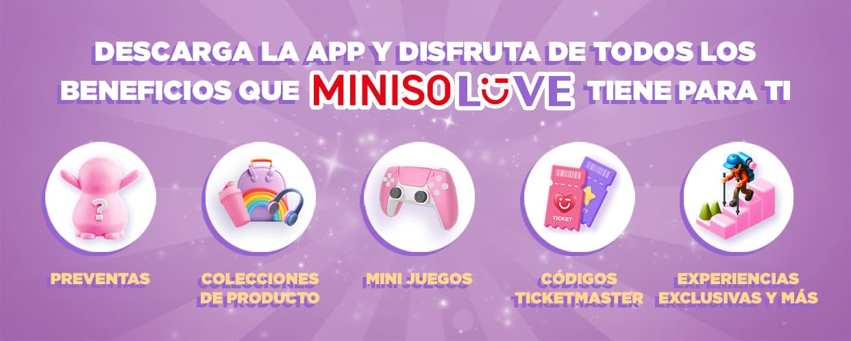 Descarga la app Miniso y disfruta de más beneficios