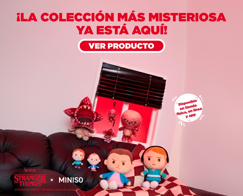 Stranger Things llegó a Miniso