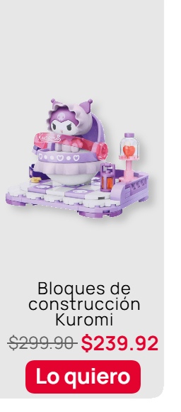 Bloques De Construcción Sanrio Kuromi Cama Inestable 9.7x8.1x10.7 cm 6+