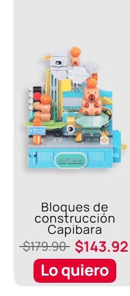 Bloques De Construcción Capibara Viaje Alegre 232 Piezas 9+