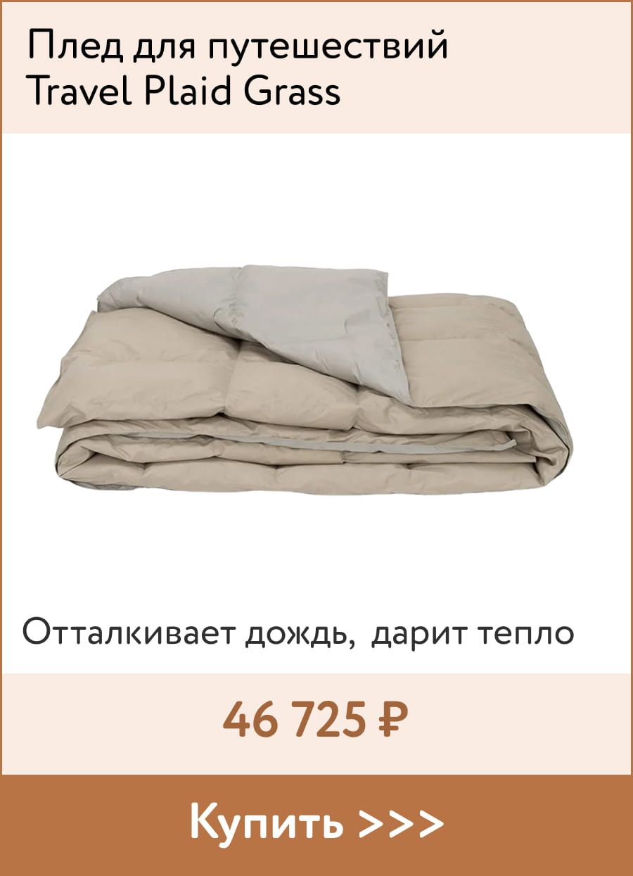 Непромокаемый плед для путешествий