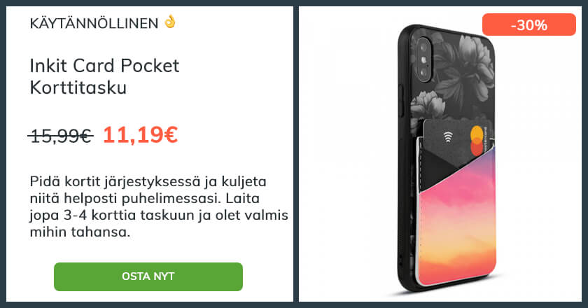 Inkit Card Pocket korttitaskut