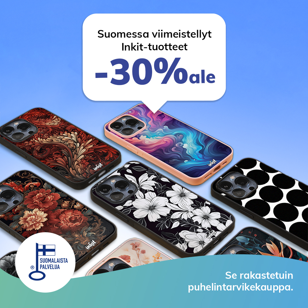 Suomessa viimeistellyt Inkit tuotteet -30%