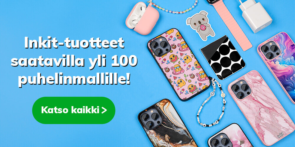 Inkit tuotteet saatavilla yli 100 puhelinmallille