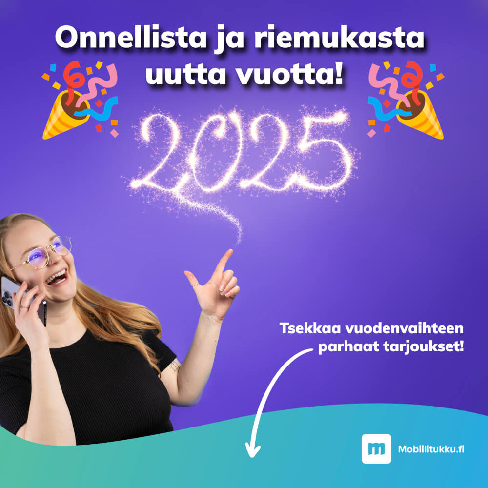 Hyvää ja riemukasta uutta vuotta 2025!