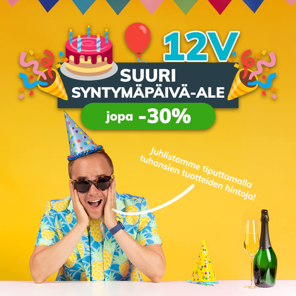 Mobiilitukku synttärit 12 vuotta