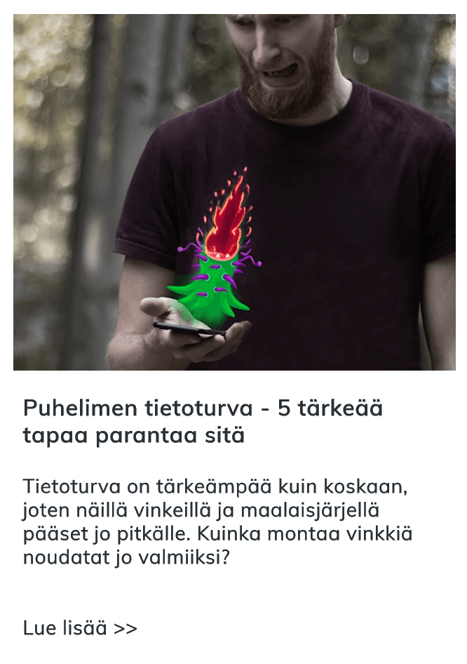 Paranna puhelimesi tietoturvaa näillä vinkeillä